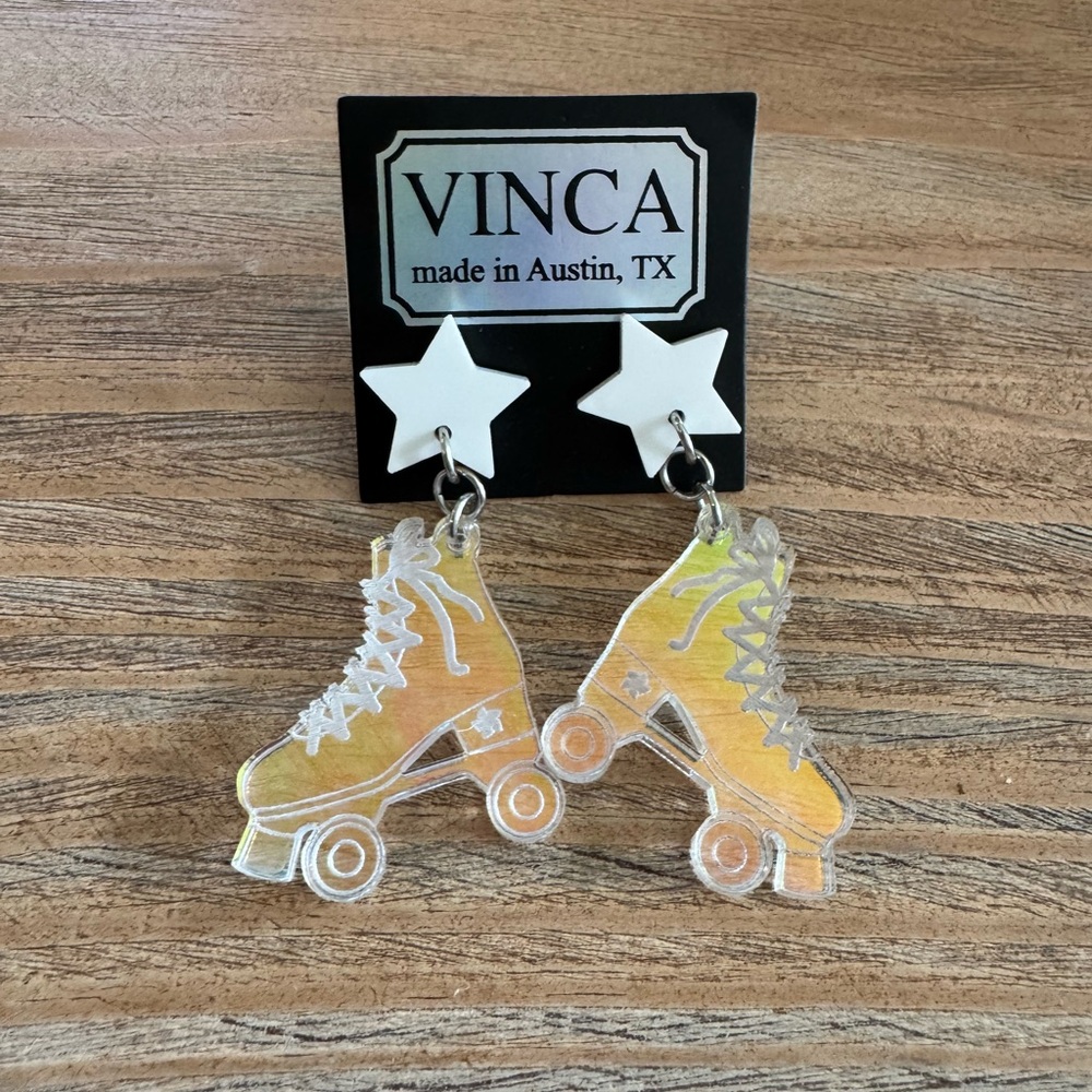 BRAND NEW Roller Skate Earrings